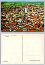 Continental Jau Sao Paulo Brasil Aerial Postcard