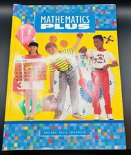1992 Mathematics Plus Book For Kids Never Used Never Wrote In Excellent Shape