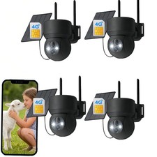 4G LTE Überwachungskamera Außen Mit SIM Karte Outdoor Kamera Überwachung 2K