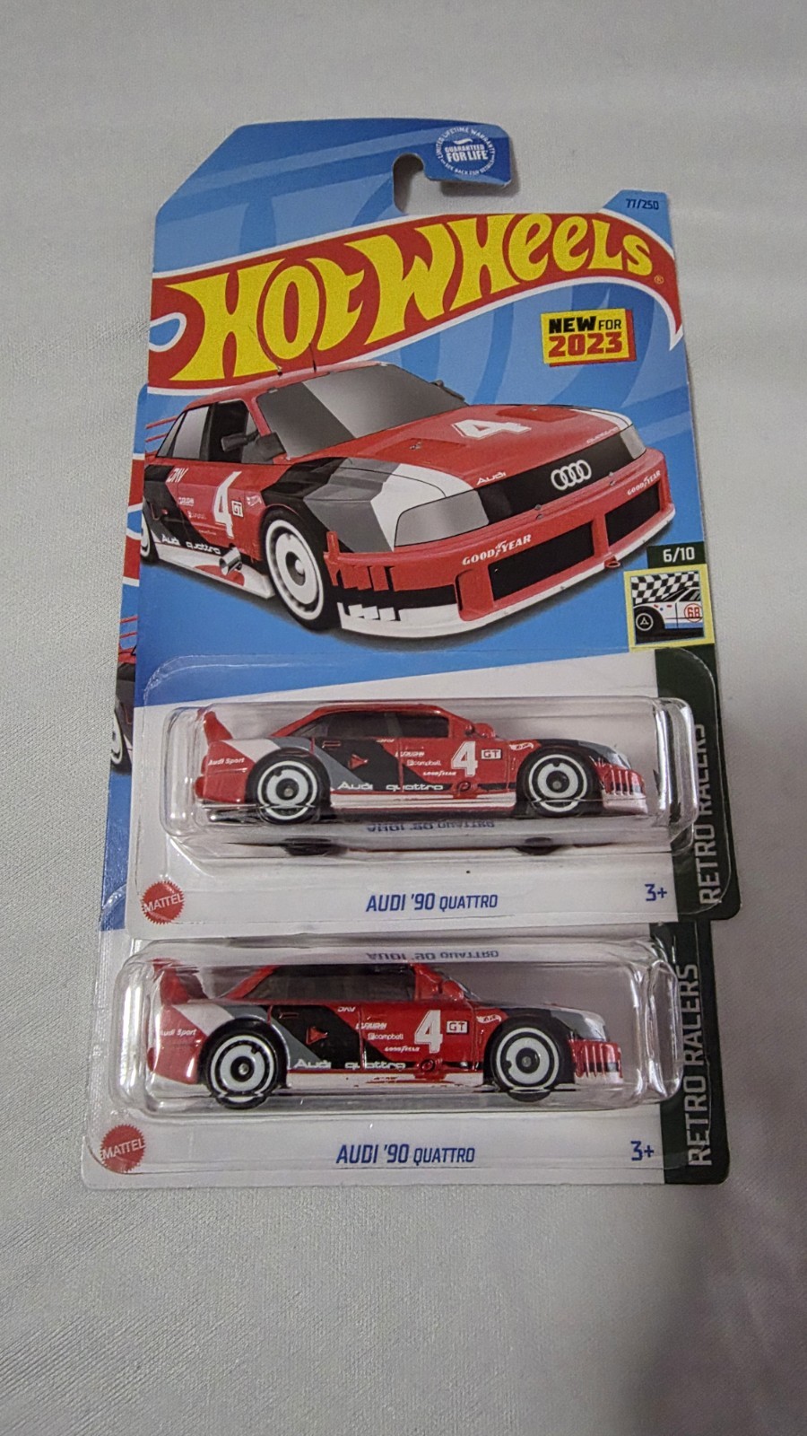 🔥2023 Hot Wheels Audi '90 Quattro Red 77/250 Brand New🔥