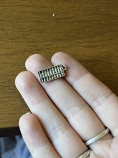 vintage sterling silver abacus charm articulated tiny