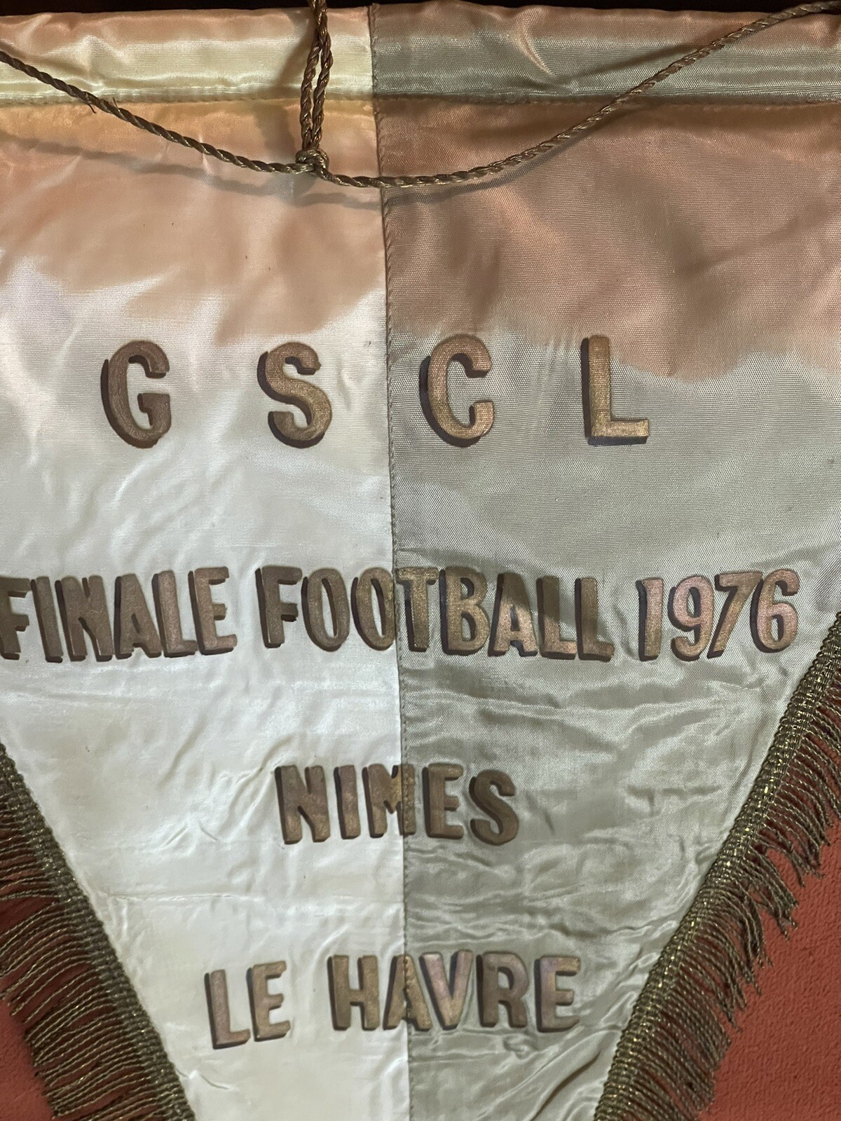 Fanion Vintage Groupe Sport Chaves – Portugal – Objet Déco Rétro Football