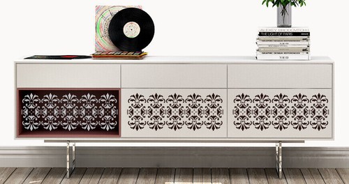 Moroccan Stencil Allover Pattern Paint Wall Furniture Reusable Crafts Art BO19 - Picture 12 of 24