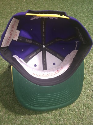 Mitchell & Ness X Mastermind World Japan Hat Purple Yellow
