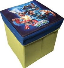 Skylanders Sitzhocker mit Aufbewahrungsfunktion Spieltruhe bis 80 kg Box Truhe