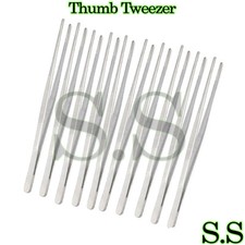 10 PC Dissecting Forceps/Thumb Tweezers Straight 12" Blunt/Blunt