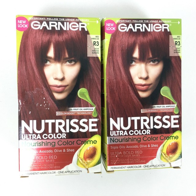 NEW 2 Garnier Nutrisse Ultra Color Nourishing Color Creme R3 Red
