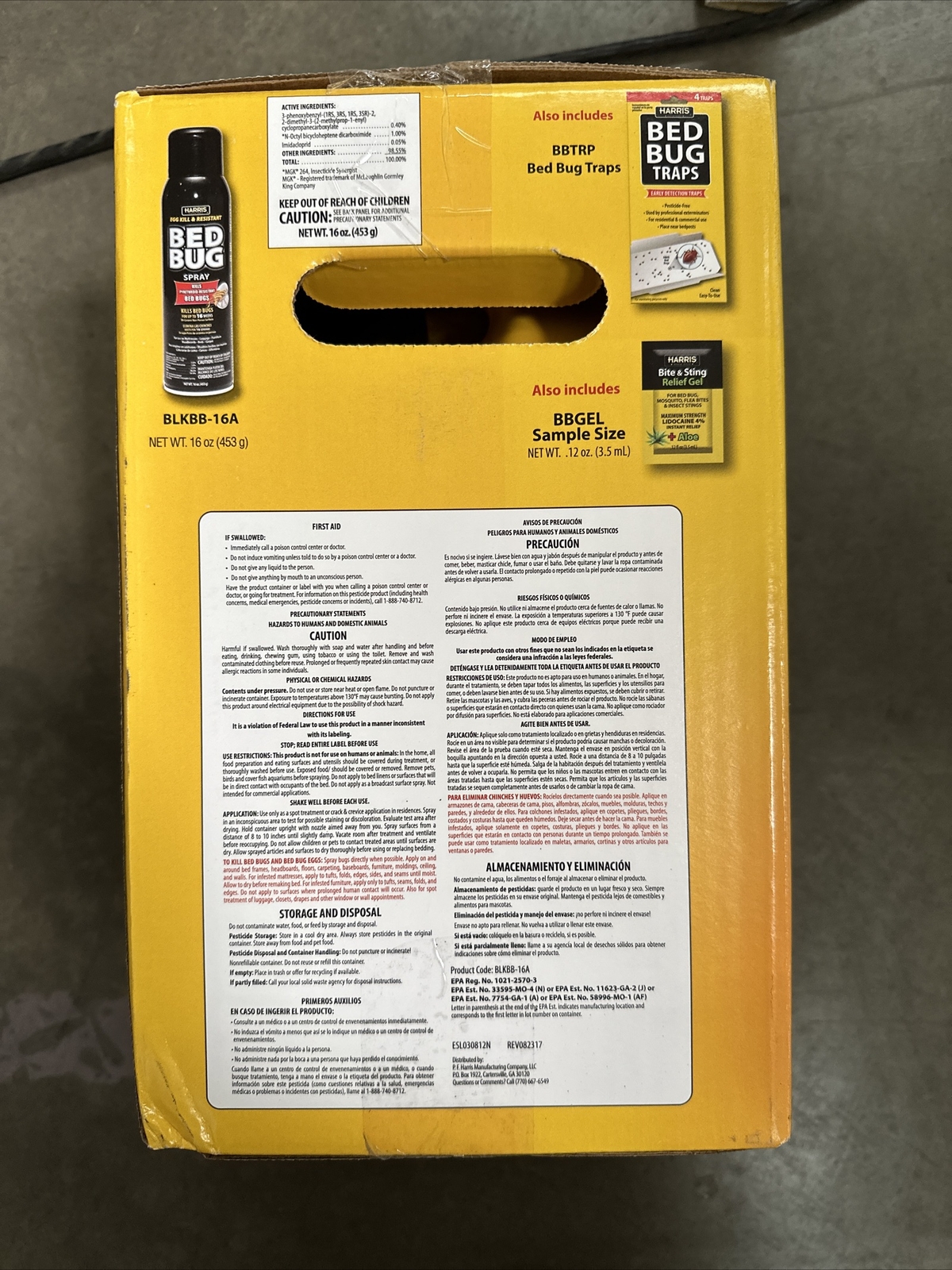 Harris Large Bed Bug Killer Kit Complete Treatment SystemKills Bed