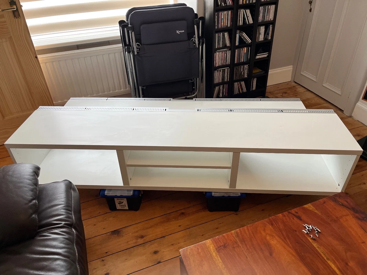 Besta tv bench white outlet
