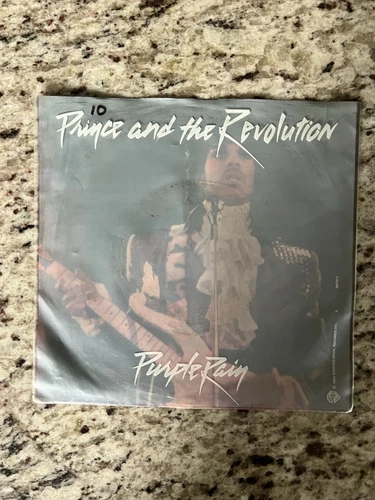 Prince - Purple Rain 45 RPM Record, WB Records, UC, Picture Sleeve (10)