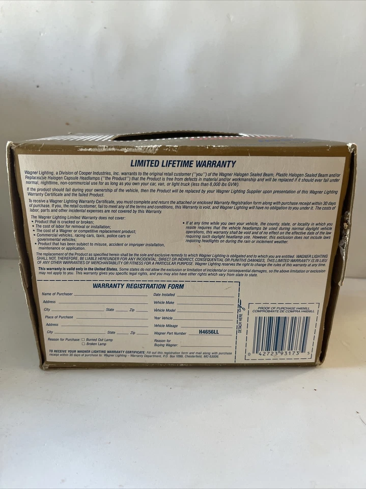 Bombilla de faro Wagner Lighting H4656LL Foto 4 de 4