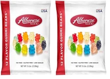 Albanese World'S Best 12 Flavor Gummi Bears, 5Lbs of Candy (Pack of 2)