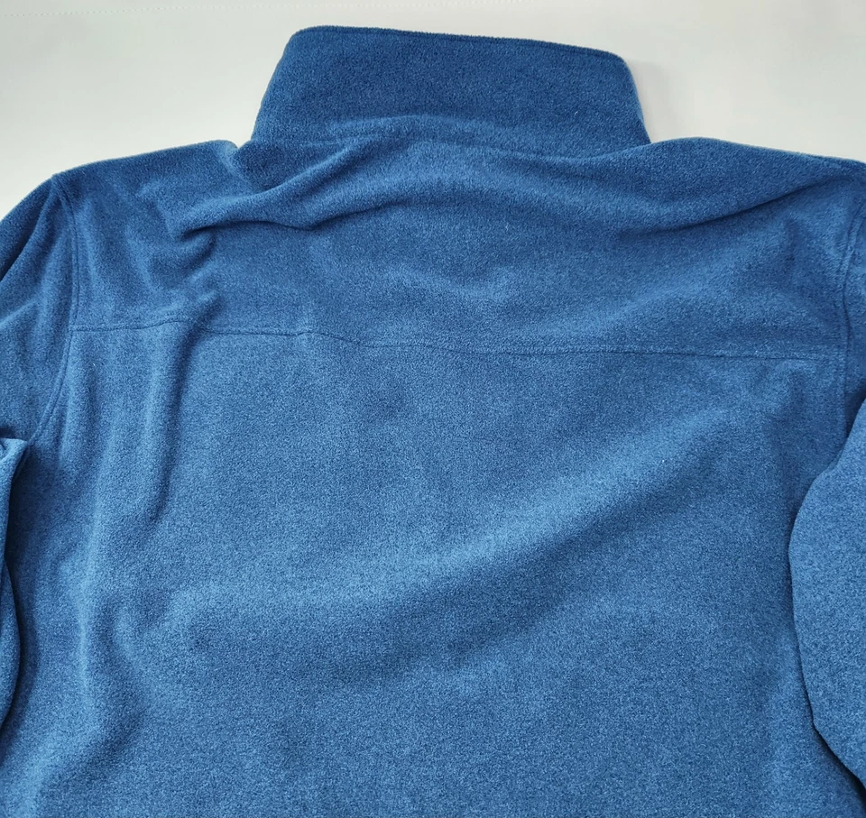 Bills Khakis Quarter Zip Fleece Pullover Jacket Blue Mens Large  - Image 3 of 4