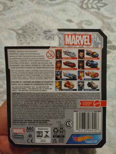 Brand New In Box Hot Wheels Marvel Superhero IRON MAN Character Diecast Car 1/64 - Picture 2 of 6