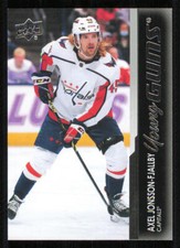 2021-22 Upper Deck #734 Axel Jonsson-Fjallby Young Guns RC