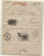 Lombardo Veneto - Interessante lettera in raccomandata - (4838)