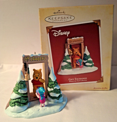 2005 MIB Hallmark Keepsake Ornament GIFT EXCHANGE Winnie the Pooh Collection