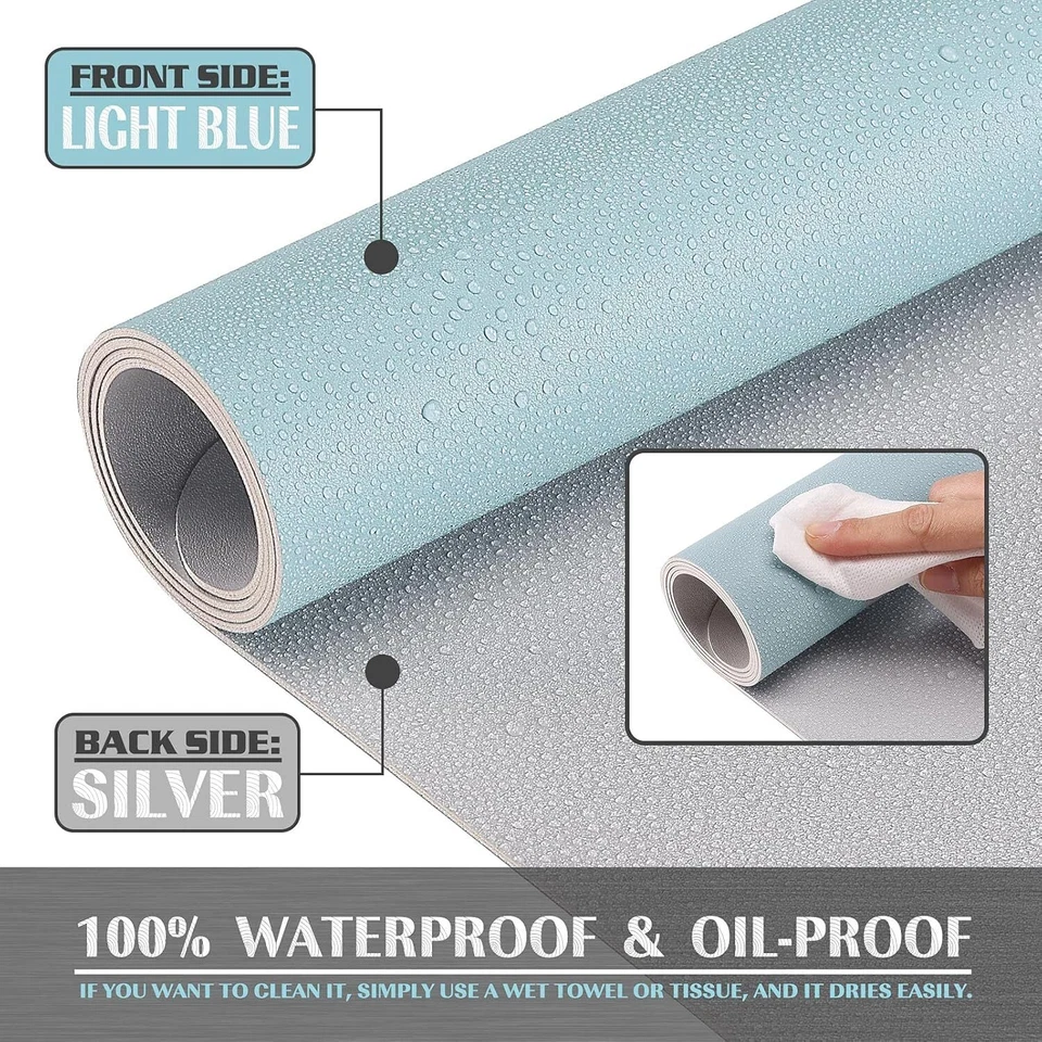 Knodel Tappetino Scrivania, Sottomano Scrivania, 80Cm X 40Cm in Similpelle PU, T - Immagine 3 di 4