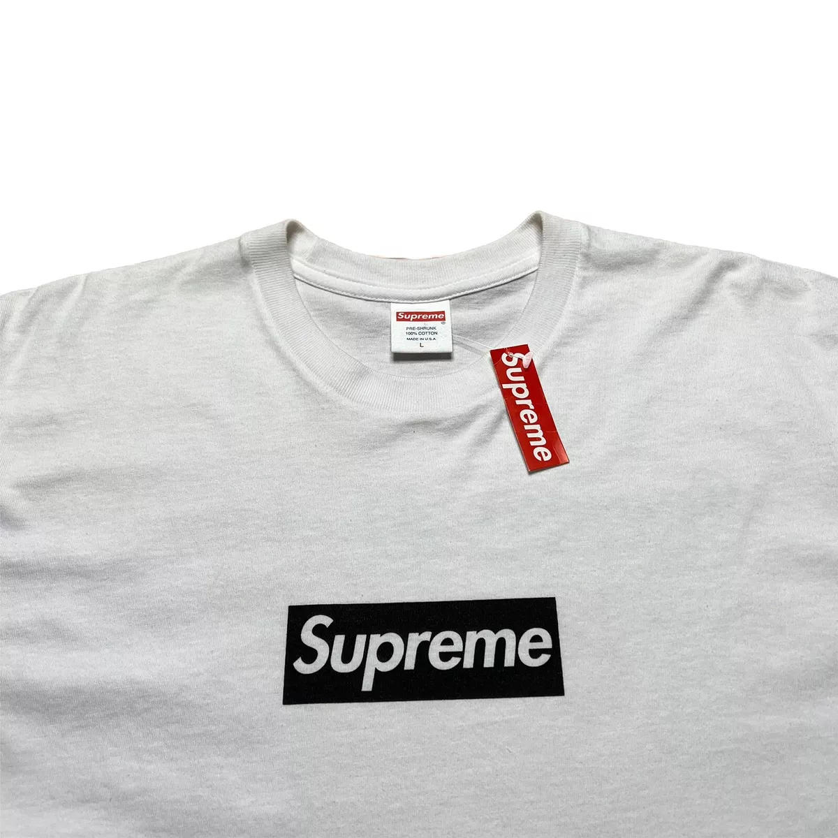 Supreme - Small Box Logo T-Shirt - Men - Cotton - L - Neutrals