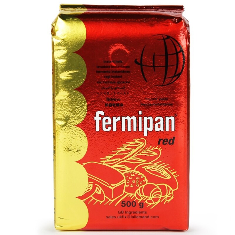 Lievito Secco Attivo Fermipan Red - Cartone 10 pezzi