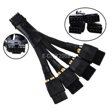 4x 8-pin PCIe to 16pin 12VHPWR Connector Cable Stright for GPU RTX 4090 4080