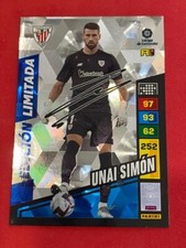 2022 UNAI SIMON athletic bilbao ÉDITION LIMITÉE SIGNÉE AUTO ADRENALYN