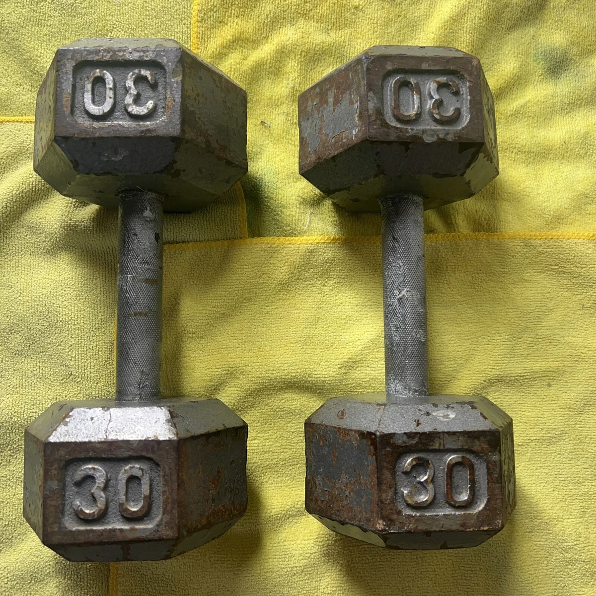 Used 30 discount lb dumbbells