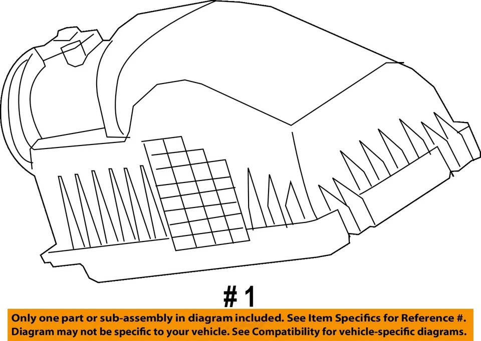 Used Air Cleaner Assembly fits: 2016 Honda Pilot Grade A - Image 4 of 4