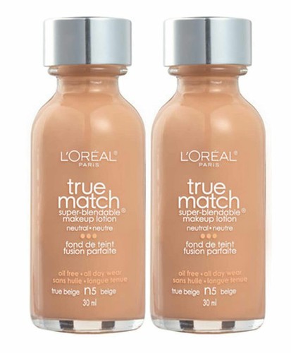 PACK OF 2 - L'Oreal True Match Super-Blendable Liquid Makeup Foundation - Picture 15 of 16