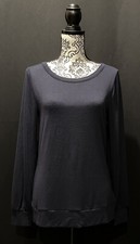 LOFT - Blue Long Sleeve Knit Top - Size Small