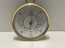 SWIFT Model No. 477 Barometer  Pressure Gauge  3 3/4” x 1 1/2” made in France