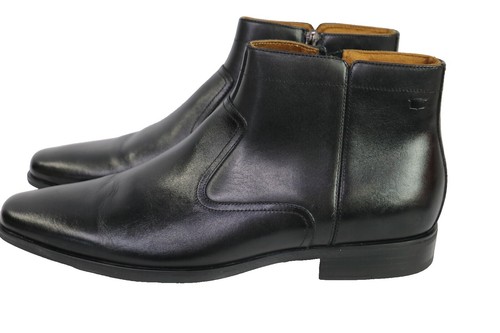 Florsheim Medfield Plain Toe Zip Up Boot Mens sz 12 3E 11580  display picture 1