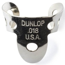 Dunlop 33P018 Nickel Silver .018mm Finger/Thumbpicks 5-Pack