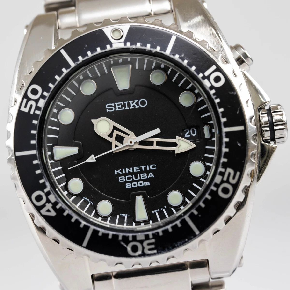 SEIKO】KINETIC SBCZ011 5M62-0BL0オーバーホール済 【公式通販】