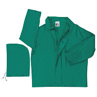 RIVER CITY 611-388JL DOMINATOR 42MM PVC/NYLON JACKET W/DET HOOD GRN