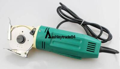 70MM Electric Fabric Cutter Rotary   Scissors Cloth Cutting Machine 220V #A6-22