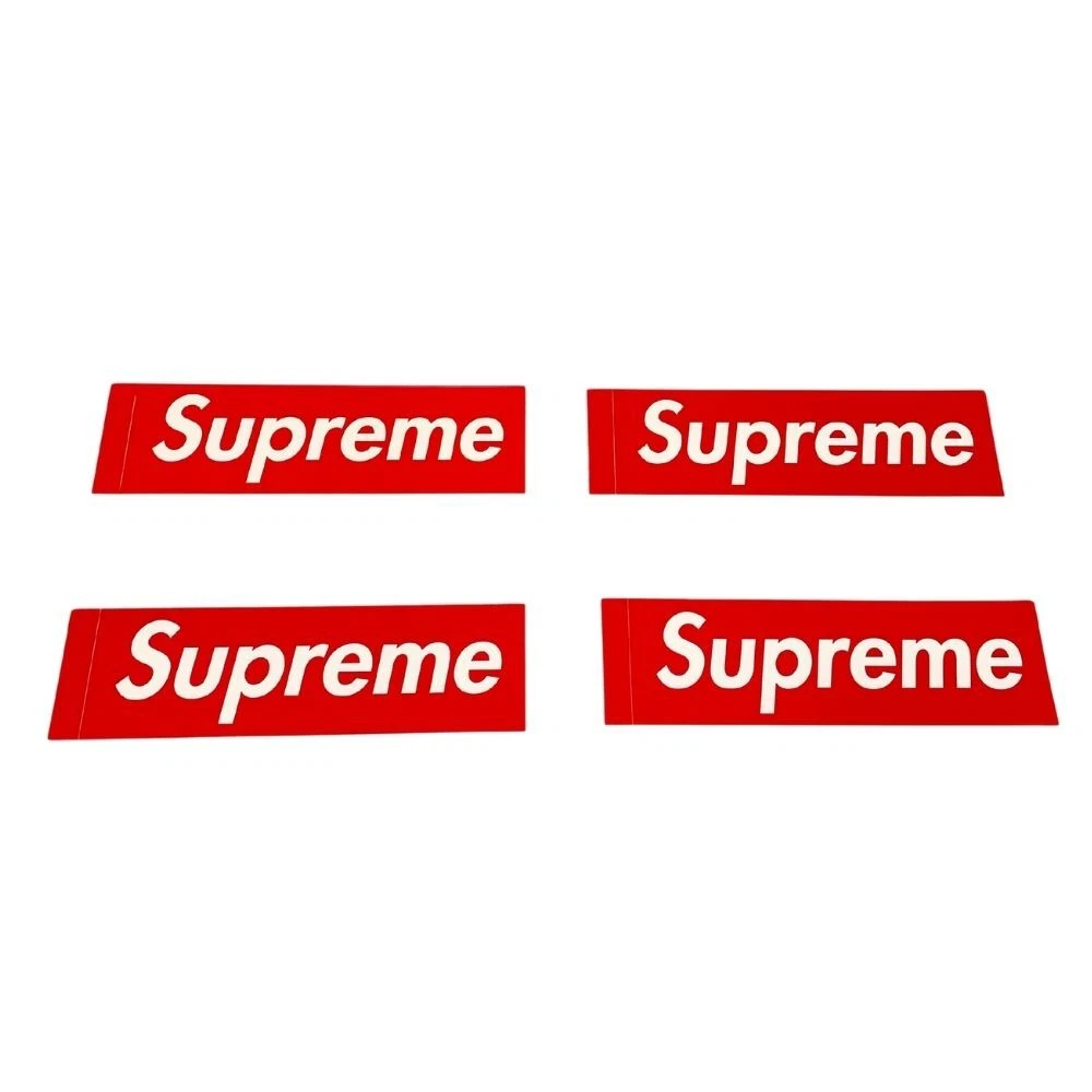 SUPREME Boîte Autocollants Logo, Rouge, Lot de 40 Authentique / 40109