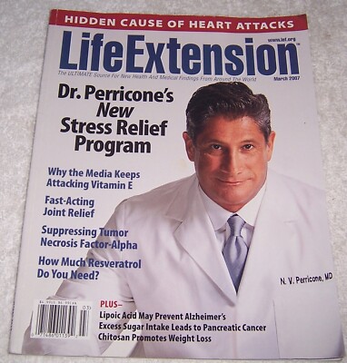 Life Extension Magazine March 2007 Dr. Perricone Stress Relief Program