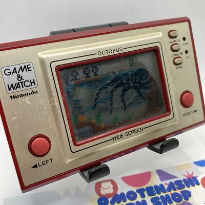 Octopus NINTENDO GAME AND WATCH | Wide Screen | Gold | Handheld