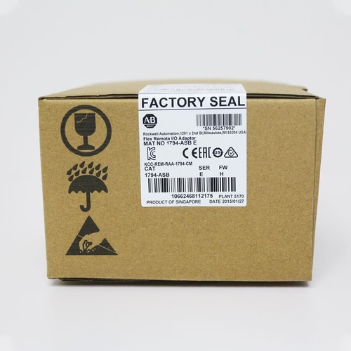 Factory Sealed AB1794-ASB SER E Flex Remote I/O Adapter 1794ASB USA NEW - Picture 4 of 6