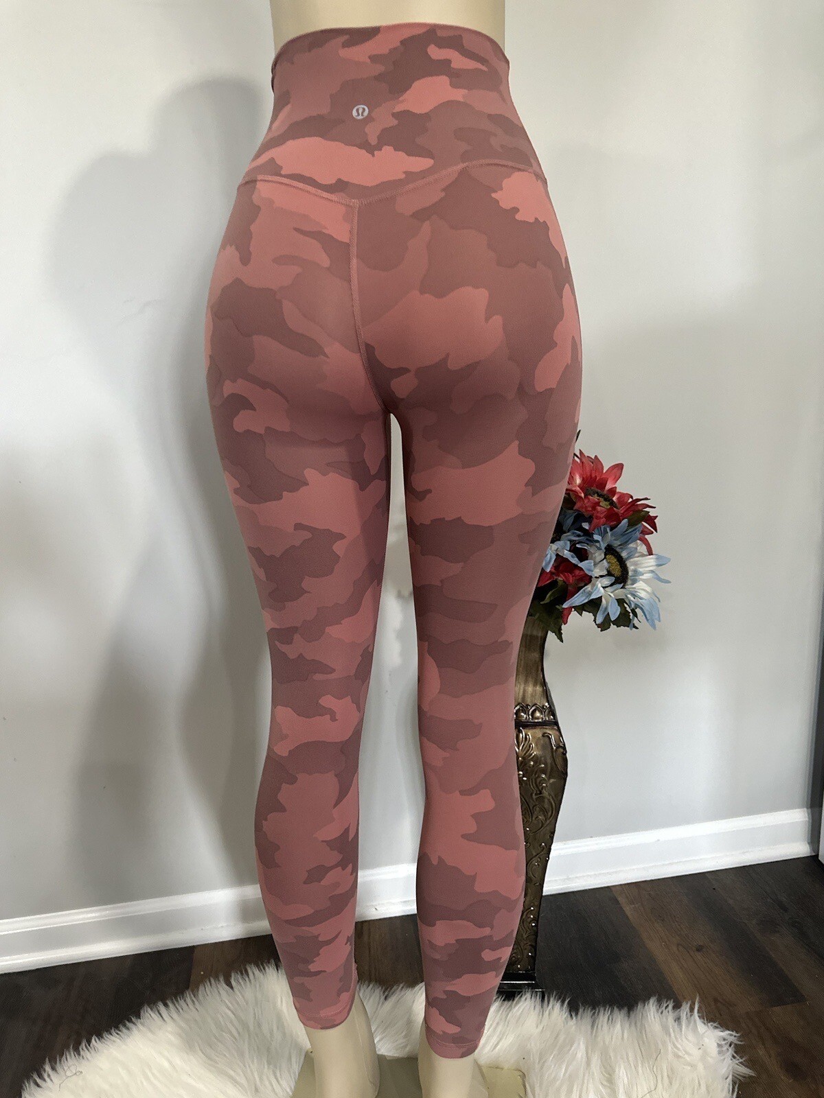 Lululemon Align leggings size women Camouflage high rise Pink Camo