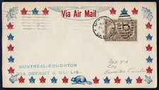 MONTREAL TO EDMONTON VIA DETROIT AND MIN'LIS, FEB 1931 (K40)