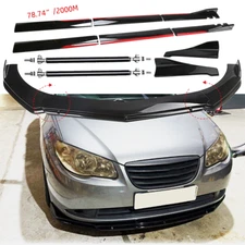 Front Rear Bumper Lip Spoiler Splitter Body Kit Side Skirt For Hyundai Elantr