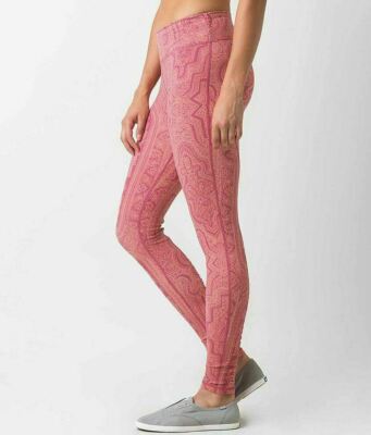 O'Neill 365 Women's Pink Divine Active Rose Legging Tight Pants Size L $70