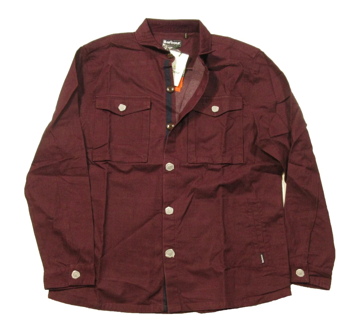 Burgundy barbour sale jacket mens