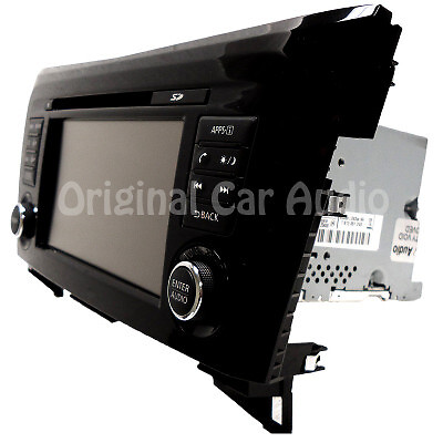 14-15 Nissan Rogue X-Trail Radio Navigation AUX MP3 CD Player 25915-4BA0A - Zdjęcie 3 z 5