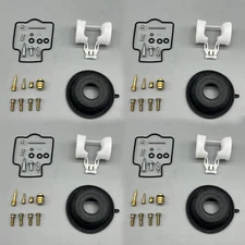 FOR KAWASAKI Zx6R Zx600 ZZR600 4X Carburetor Repair Kit Diaphragm Float