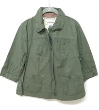 Nwt G1 Spring Goods Junior's Butterfly Catcher Jacket Green Size L Retail $144