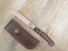 COLTELLO ARTIGIANALE SARDO 23 CM LAMETTA pattada MANICO in CORNO DI MUFLONE