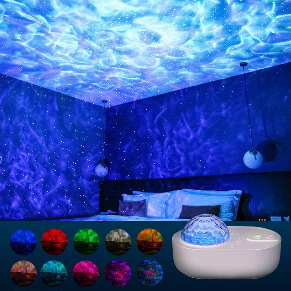 Star Projector with LED Nebula Cloud.Onxe Star Light Projector with Bluetooth-image